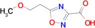 5-(2-Methoxyethyl)-1,2,4-oxadiazole-3-carboxylic acid