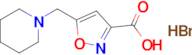 5-(Piperidin-1-ylmethyl)isoxazole-3-carboxylic acid hydrobromide