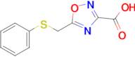 5-((Phenylthio)methyl)-1,2,4-oxadiazole-3-carboxylic acid