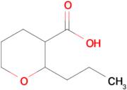 2-Propyltetrahydro-2h-pyran-3-carboxylic acid