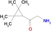 2-Amino-1-(2,2,3,3-tetramethylcyclopropyl)ethan-1-one