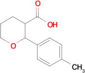 2-(P-tolyl)tetrahydro-2h-pyran-3-carboxylic acid