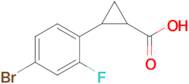 2-(4-Bromo-2-fluorophenyl)cyclopropane-1-carboxylic acid