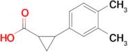 2-(3,4-Dimethylphenyl)cyclopropane-1-carboxylic acid