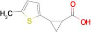 2-(5-Methylthiophen-2-yl)cyclopropane-1-carboxylic acid