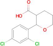 2-(2,4-Dichlorophenyl)tetrahydro-2h-pyran-3-carboxylic acid