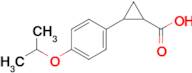 2-(4-Isopropoxyphenyl)cyclopropane-1-carboxylic acid