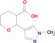 2-(1-Methyl-1h-pyrazol-4-yl)tetrahydro-2h-pyran-3-carboxylic acid