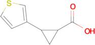 2-(Thiophen-3-yl)cyclopropane-1-carboxylic acid