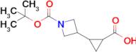 2-(1-(Tert-butoxycarbonyl)azetidin-3-yl)cyclopropane-1-carboxylic acid