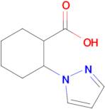 2-(1h-Pyrazol-1-yl)cyclohexane-1-carboxylic acid