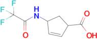 4-(2,2,2-Trifluoroacetamido)cyclopent-2-ene-1-carboxylic acid