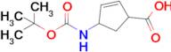 4-((Tert-butoxycarbonyl)amino)cyclopent-2-ene-1-carboxylic acid