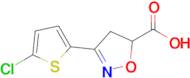 3-(5-Chlorothiophen-2-yl)-4,5-dihydroisoxazole-5-carboxylic acid