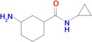 3-Amino-N-cyclopropylcyclohexane-1-carboxamide