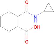 6-(Cyclopropylcarbamoyl)cyclohex-3-ene-1-carboxylic acid