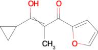 3-cyclopropyl-1-(furan-2-yl)-3-hydroxy-2-methylprop-2-en-1-one