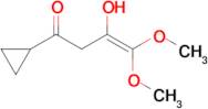 1-cyclopropyl-3-hydroxy-4,4-dimethoxybut-3-en-1-one