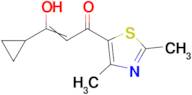 3-cyclopropyl-1-(2,4-dimethyl-1,3-thiazol-5-yl)-3-hydroxyprop-2-en-1-one