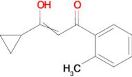 3-cyclopropyl-3-hydroxy-1-(2-methylphenyl)prop-2-en-1-one