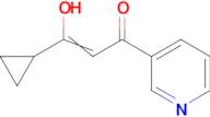 3-cyclopropyl-3-hydroxy-1-(pyridin-3-yl)prop-2-en-1-one