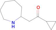 2-(Azepan-2-yl)-1-cyclopropylethan-1-one