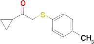 1-Cyclopropyl-2-(p-tolylthio)ethan-1-one