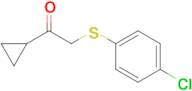 2-((4-Chlorophenyl)thio)-1-cyclopropylethan-1-one