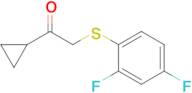 1-Cyclopropyl-2-((2,4-difluorophenyl)thio)ethan-1-one