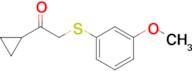 1-Cyclopropyl-2-((3-methoxyphenyl)thio)ethan-1-one