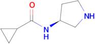 (S)-N-(Pyrrolidin-3-yl)cyclopropanecarboxamide