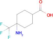 4-Amino-4-(trifluoromethyl)cyclohexane-1-carboxylic acid