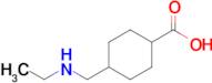 4-((Ethylamino)methyl)cyclohexane-1-carboxylic acid