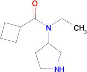 n-Ethyl-N-(pyrrolidin-3-yl)cyclobutanecarboxamide