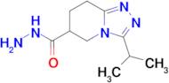 3-Isopropyl-5,6,7,8-tetrahydro-[1,2,4]triazolo[4,3-a]pyridine-6-carbohydrazide