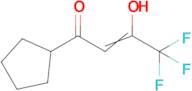 1-cyclopentyl-4,4,4-trifluoro-3-hydroxybut-2-en-1-one