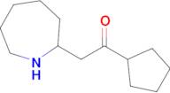 2-(Azepan-2-yl)-1-cyclopentylethan-1-one