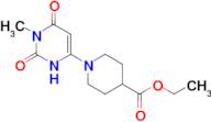 Ethyl 1-(1-methyl-2,6-dioxo-1,2,3,6-tetrahydropyrimidin-4-yl)piperidine-4-carboxylate