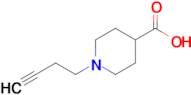 1-(But-3-yn-1-yl)piperidine-4-carboxylic acid