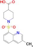 1-((3-Methylquinolin-8-yl)sulfonyl)piperidine-4-carboxylic acid