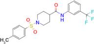 1-Tosyl-N-(3-(trifluoromethyl)phenyl)piperidine-4-carboxamide