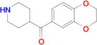 (2,3-Dihydrobenzo[b][1,4]dioxin-6-yl)(piperidin-4-yl)methanone