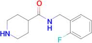 n-(2-Fluorobenzyl)piperidine-4-carboxamide