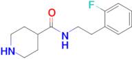 n-(2-Fluorophenethyl)piperidine-4-carboxamide