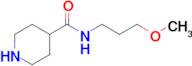 n-(3-Methoxypropyl)piperidine-4-carboxamide