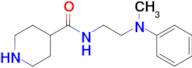 n-(2-(Methyl(phenyl)amino)ethyl)piperidine-4-carboxamide