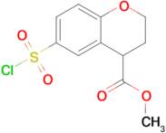 Methyl 6-(chlorosulfonyl)chromane-4-carboxylate