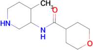 n-(4-Methylpiperidin-3-yl)tetrahydro-2h-pyran-4-carboxamide