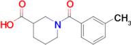 1-(3-Methylbenzoyl)piperidine-3-carboxylic acid