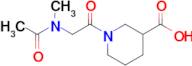 1-(n-Acetyl-N-methylglycyl)piperidine-3-carboxylic acid